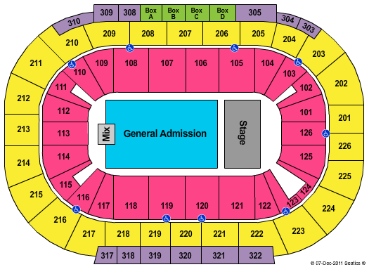 Mandalay Bay Seating Chart