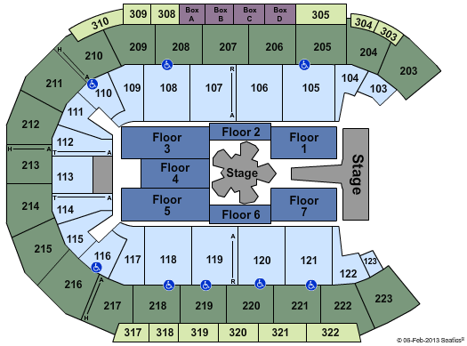 Mandalay Bay Seating Chart