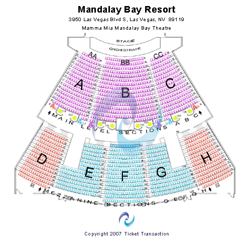 Mandalay Bay Seating Chart