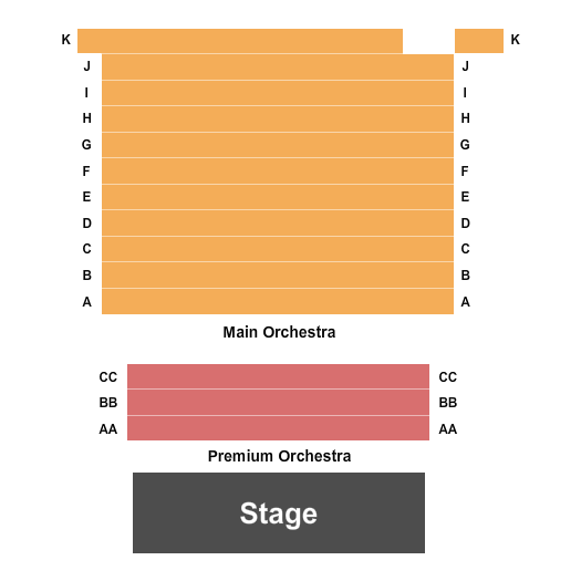 Manhattan Movement & Arts Center: The MMAC Theatre Seating Chart: Endstage 2