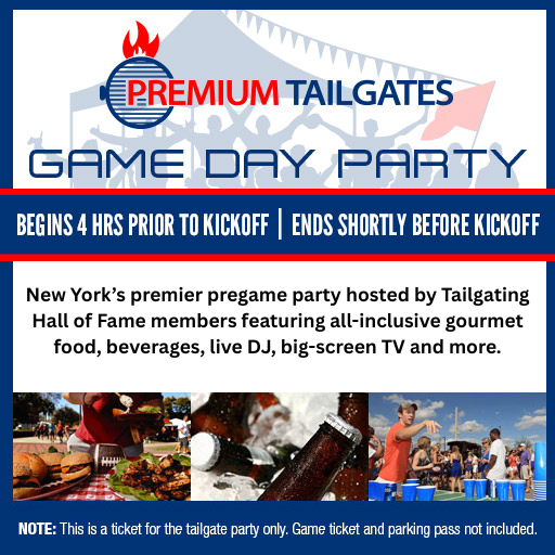 Premium Tailgate Tent - NY Seating Chart: Premium Tailgate - Giants