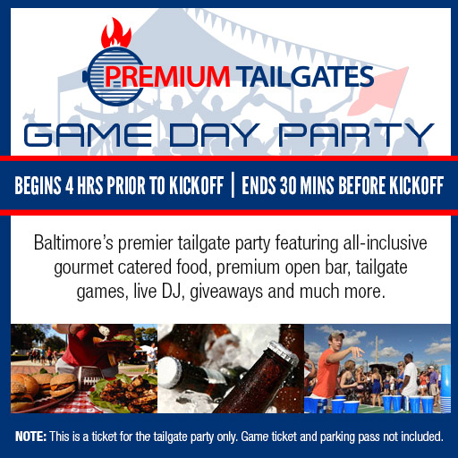 Premium Tailgate Tent - Baltimore Seating Chart: Tailgate