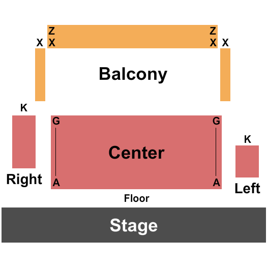 Marathon Community Theatre Seating Chart: Endstage