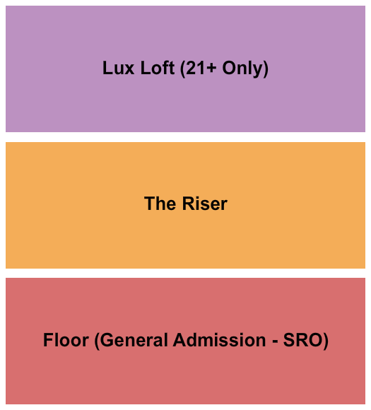 Marathon Music Works Seating Chart: Floor/Riser/Loft