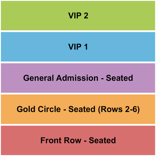 Marathon Music Works Seating Chart: Front Row/GC/GA/VIP