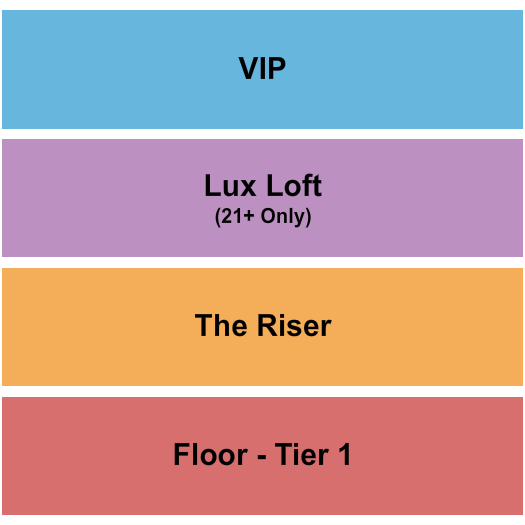 Marathon Music Works Seating Chart: Riser/Loft/VIP/GA