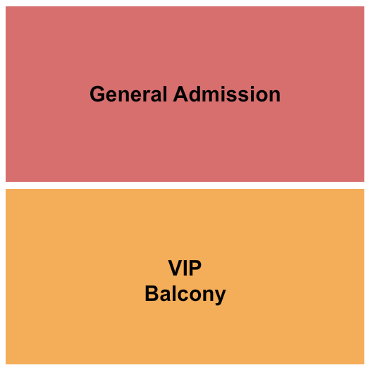 Mardi Gras World Seating Chart: GA/VIP Balcony