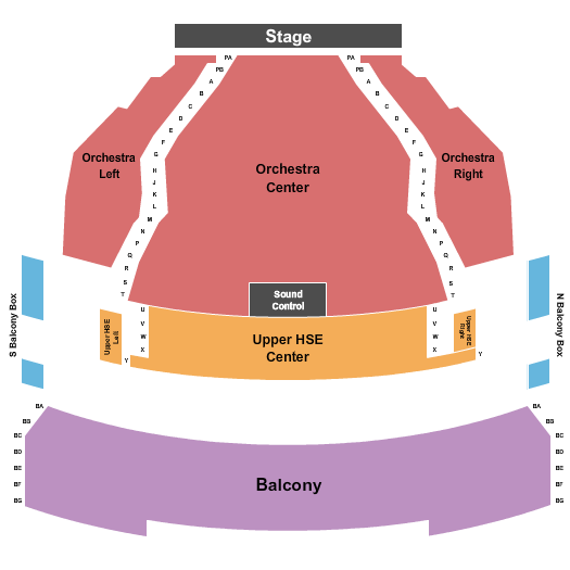 Marion Cultural and Civic Center Seating Chart: Endstage Pit