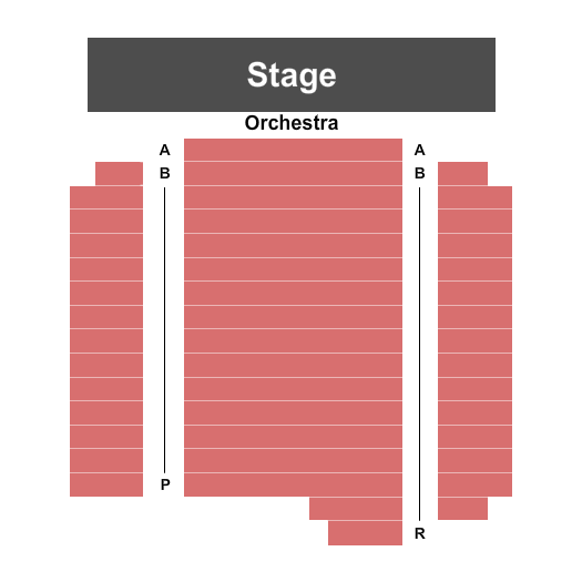 Marion Theatre Seating Chart: End Stage