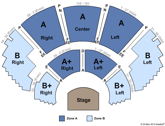 Mark Taper Forum Seating Chart