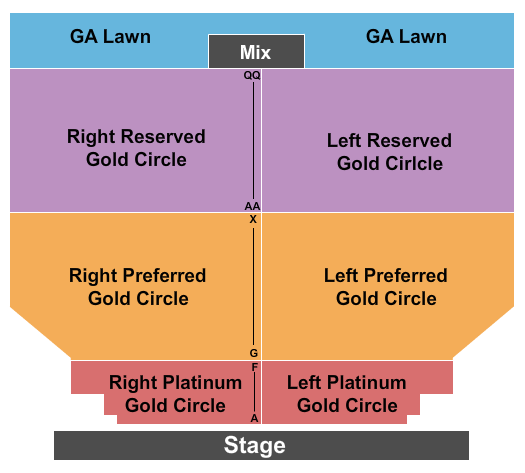 Marks and Harrison Amphitheater Seating Chart