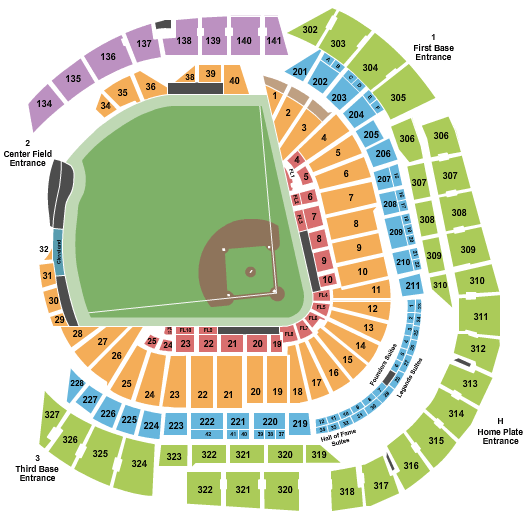 loanDepot park Map