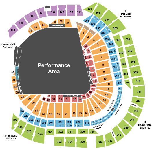 loanDepot park Seating Chart: Monster Jam