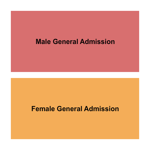 Marquee Dayclub at Cosmopolitan Hotel Seating Chart: Male/Female Entry