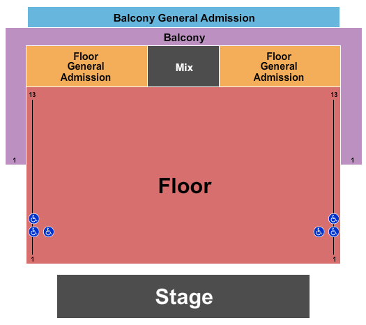 Marquee Theatre - AZ Map