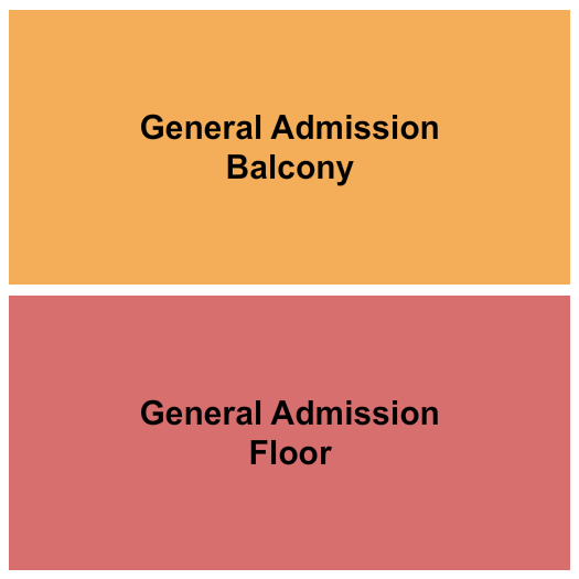 Marquee Theatre - AZ Seating Chart: GA/Balcony GA