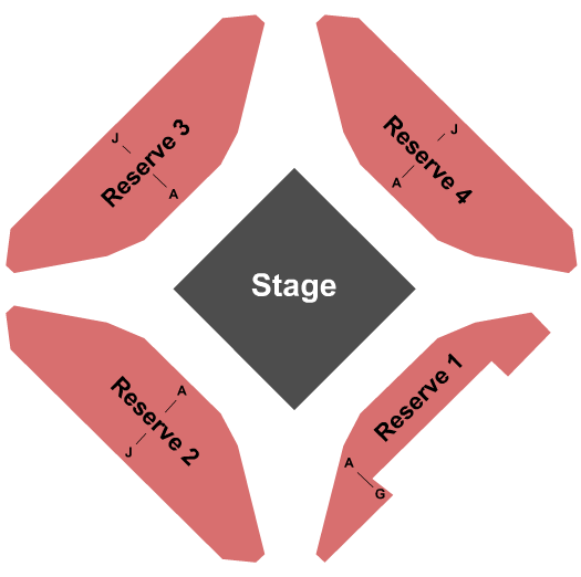 Marriott Theatre Seating Chart: End Stage