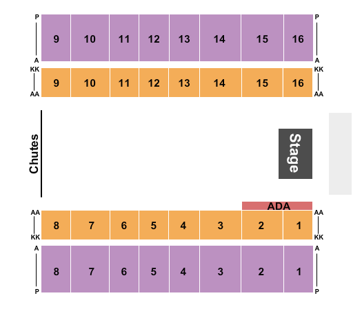 Marshall Health Network Arena Seating Chart: PBR 2