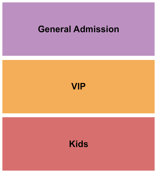 Marshfield Fairgrounds Seating Chart: GA/VIP/Kids