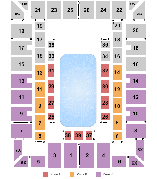 Martin Luther King Jr. Arena Seating Chart