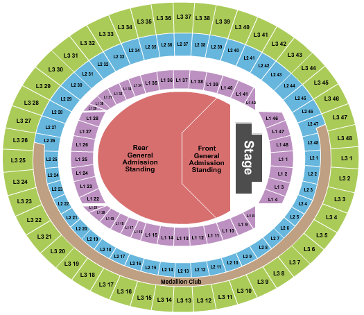 Marvel Stadium Seating Chart: Oasis