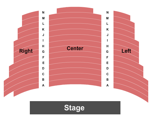 Mary Irwin Theatre Seating Chart: End Stage
