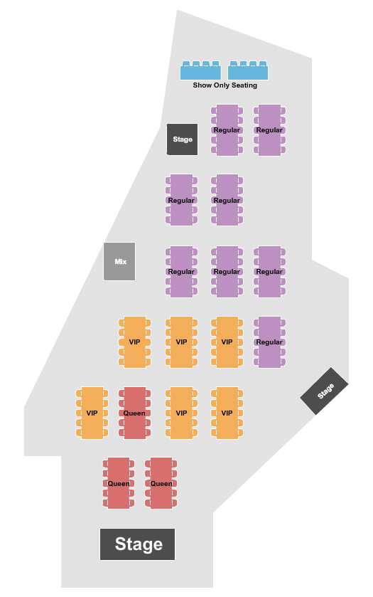 Masquerade Village at Rio Las Vegas Seating Chart: Faaabulous