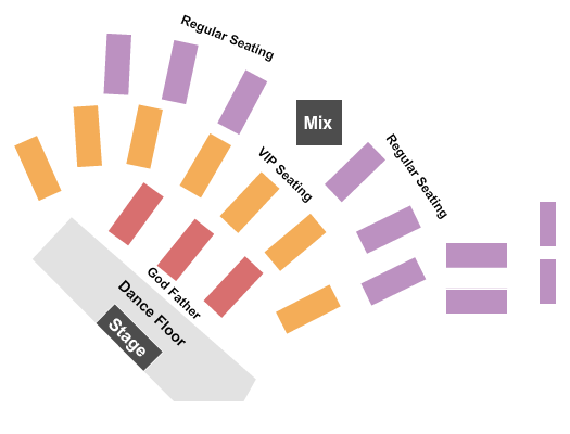 Masquerade Village at Rio Las Vegas Seating Chart: Endstage Dance Floor