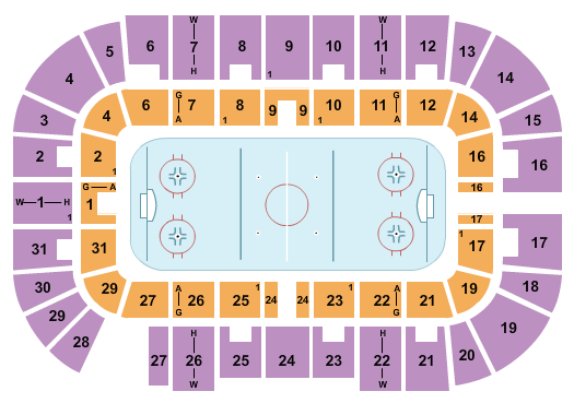 Oncenter War Memorial Arena Seating Chart