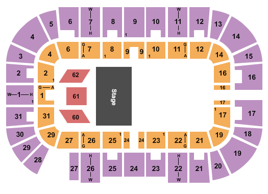 Massmutual Center Seating Chart: Sesame Street Live