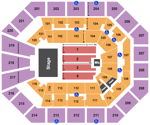 Matthew Knight Arena Seating Chart: Bob Seger