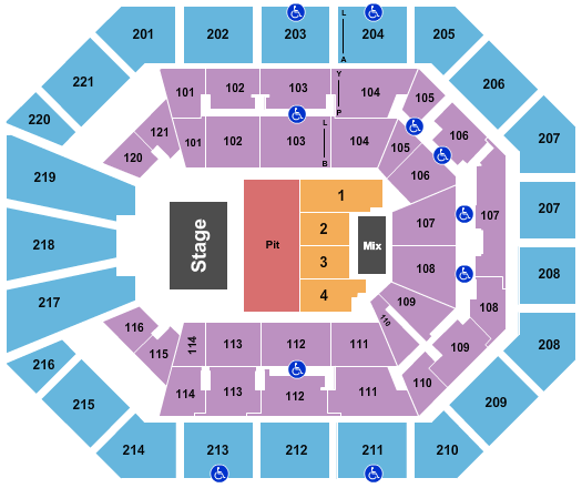 Matthew Knight Arena Seating Chart: Johnny Blue Skies