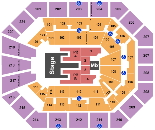 Matthew Knight Arena Seating Chart: Kane Brown