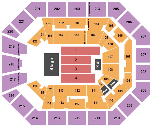 Matthew Knight Arena Seating Chart: Tool