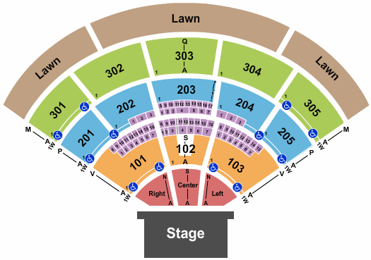 Ruoff Seating Chart With Seat Numbers