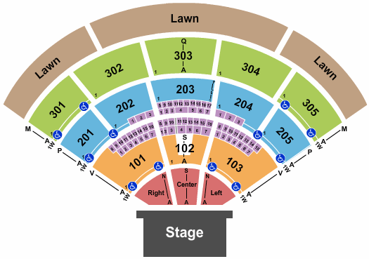 Amphitheatre Toronto Seating Chart