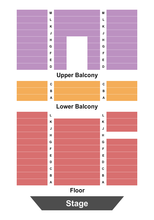 Mauch Chunk Opera House Seating Chart: Endstage 3