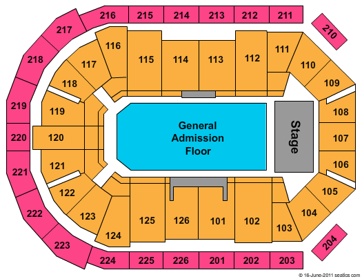 Maverik Center Seating Chart