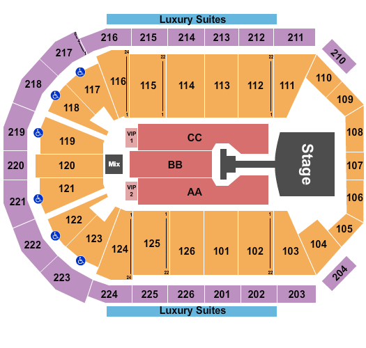 Maverik Center Seating Chart: Jonas Brothers