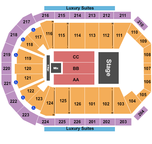 Maverik Center Seating Chart: Ricardo Arjona