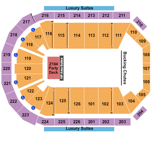 Maverik Center Seating Chart: Rocky Mountain Rodeo Challenge