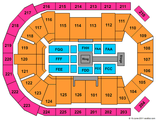 Maverik Center Seating Chart