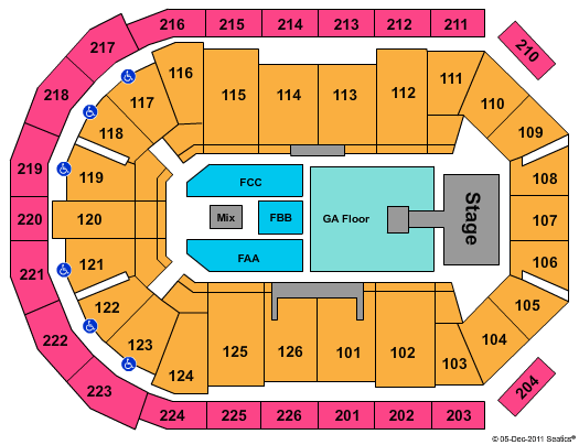 Maverik Center Seating Chart