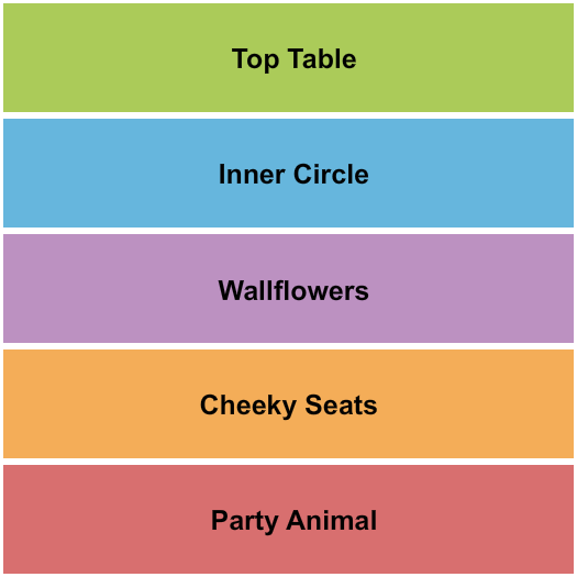 Maya Tea Company Seating Chart: Party