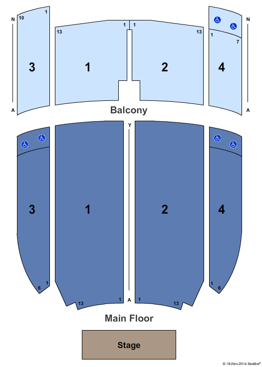 Mayo Performing Arts Seating Chart