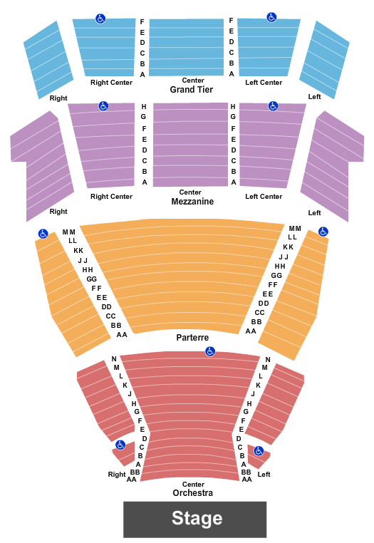 McAllen Performing Arts Center Seating Chart: Endstage 2