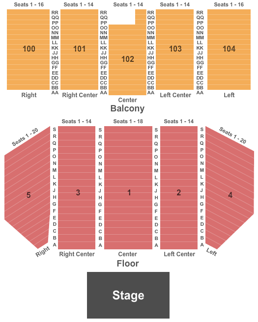 McAllen Convention Center Seating Chart