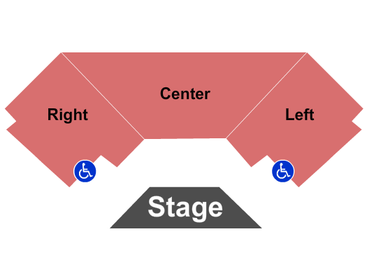 McAninch Arts Center - Playhouse Theatre Map