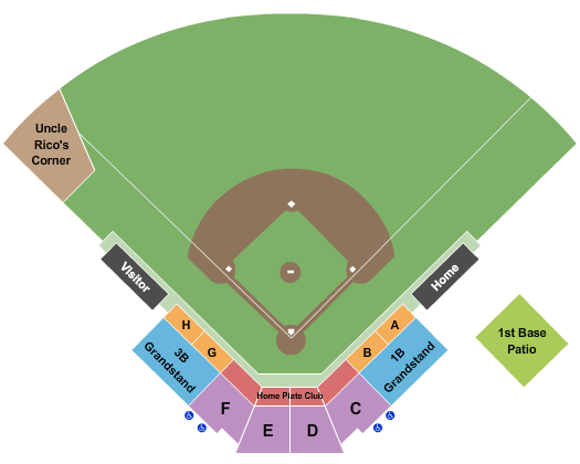McBride Stadium Seating Chart: Baseball