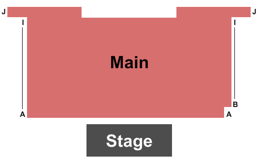 McConnell Arts Center Seating Chart: Endstage